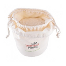 Sac à vrac en coton biologique à fond plat