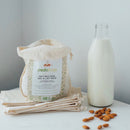 Sac à lait végétal en coton biologique