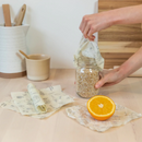 NOUVEAU Film alimentaire à la cire d'abeille (format individuel)