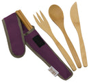 Bamboo Utensils in a Pouch